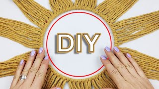 DIY Macrame Wreath ( SUPER EASY )