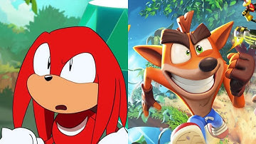 Sonic Dash Knuckles vs Crash Bandicoot On the Run!