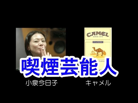 【衝撃】煙草を吸っている意外な芸能人とその銘柄/A Japanese celebrity who smoke and the brand