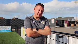 Post match | Gary McCann | Ramsgate 4 - 0 St Albans City | Saturday 22nd August | Isthmian Premier