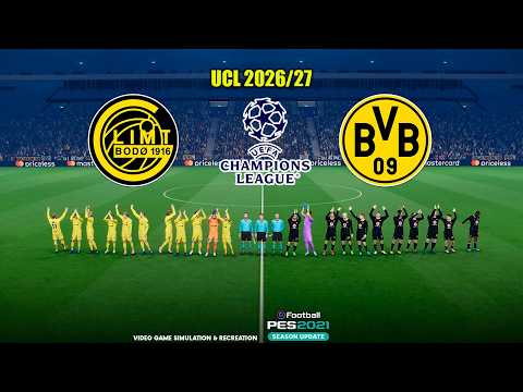Video Bodø/Glimt vs Borussia Dortmund UEFA Champions League 2026/27 | Full Match Simulation/Prediction