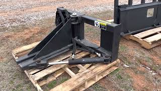Skidsteer Hydraulic Fence Post Puller / Small Tree Puller For Sale