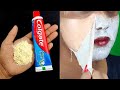 I Applied Toothpaste On My Skin & See What Happened । 7 Amazing Toothpaste Beauty Hacks।100% Working