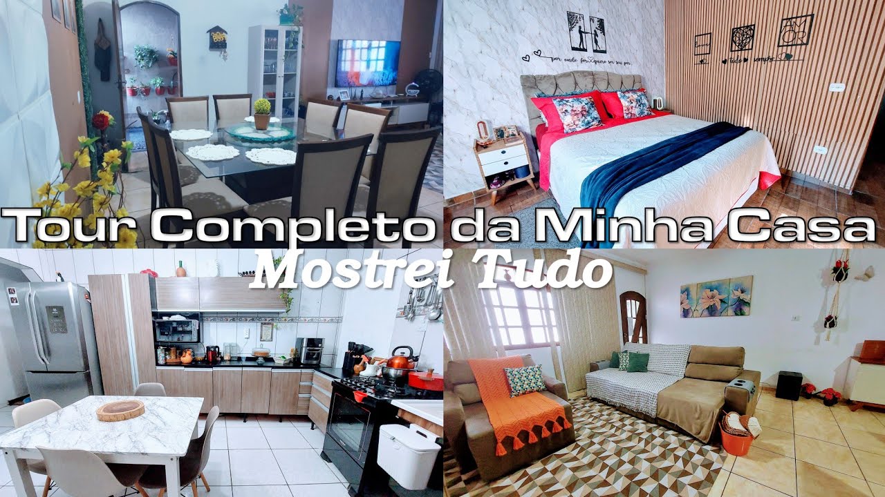 TOUR COMPLETO PELA MINHA CASA/MOSTREI A REALIDADE/O QUE GOSTO E O QUE ...