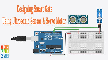 IoT Smart Gate Design for Smart Home | Arduino, Ultrasonic Sensor, Servo