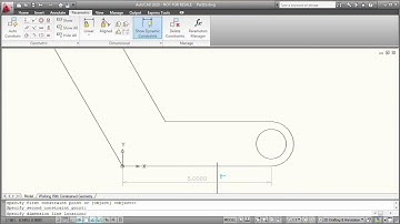 Creating Dimensional  Constraints