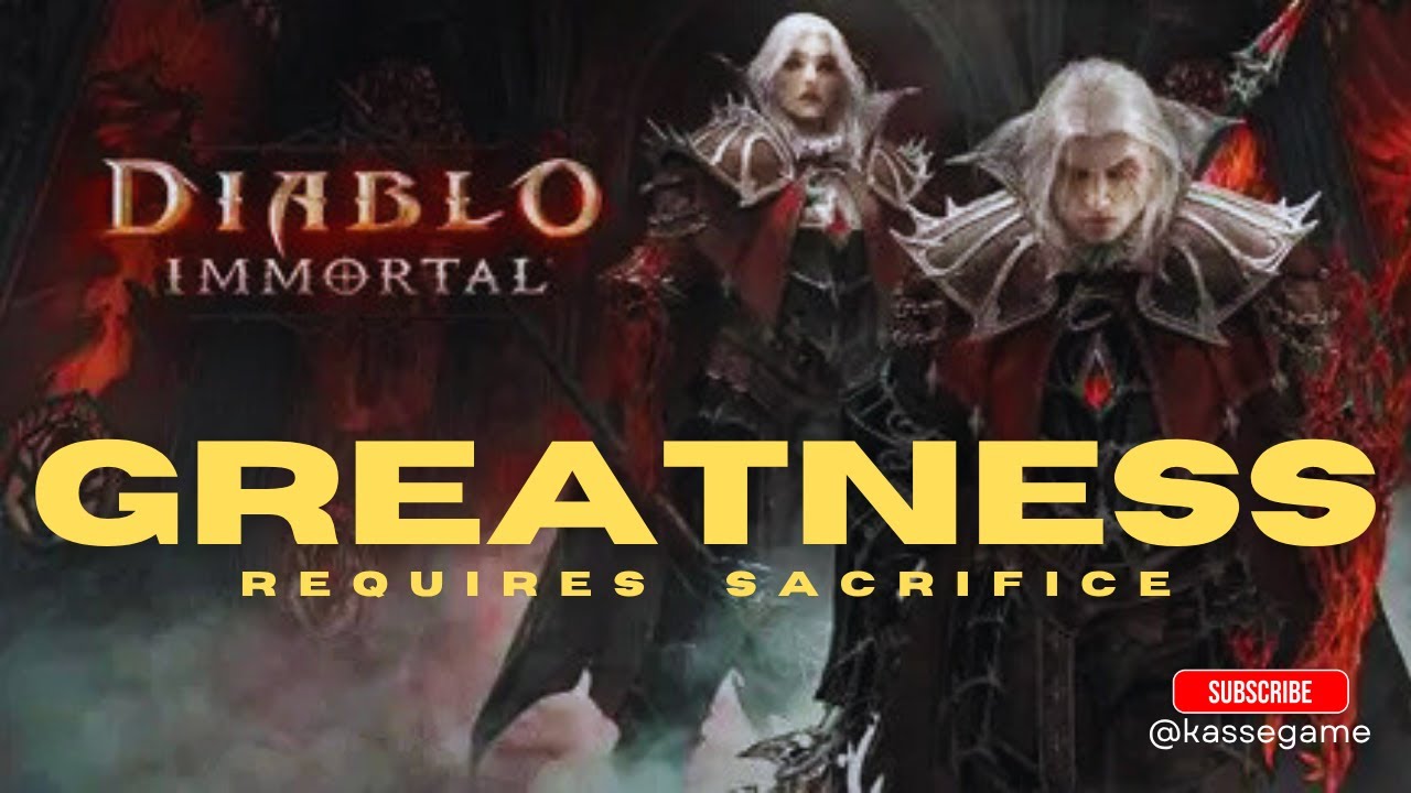 Diablo Immortal Battleground PVP (Greatness Requires Sacrifice)