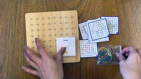 Wooden Geoboard Mathematical
