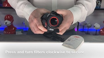 How to fit filters to your Force®8 PressToCheck™ Half Mask.