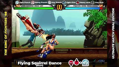 MAI SHIRANUI MOVE LIST - The King of Fighters 