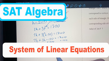 System of Linear Equations | SAT Prep