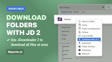 How to Easily Download Folders with JDownloader 2 (JD 2) in Reports.re