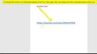 How to access Quizlet ( Tutorial)