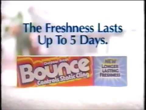 outdoor fresh bounce dryer sheets commercial 1993 youtube bounce dryer sheets commercial