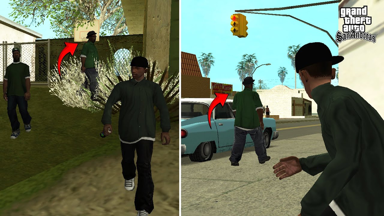 Что произойдёт, если вы последуете за БИГ СМОУКОМ на миссии (пометка газона) в GTA San Andreas