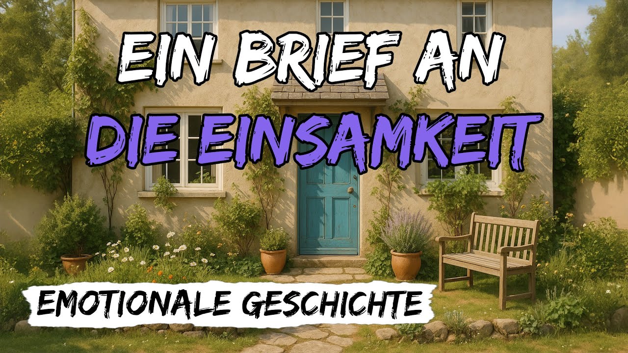 Ein Brief an die EinsamkeitㅣEmotionale GeschichteㅣZum einschlafen oder entspannen