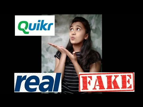 Quikr Jobs Real or Fake?/ Quikr Problem solved