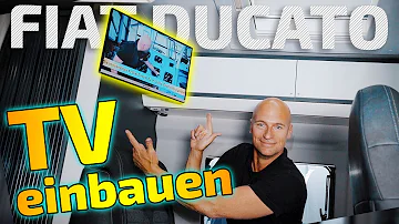 Wie befestige ich einen Fernseher im Wohnmobil?