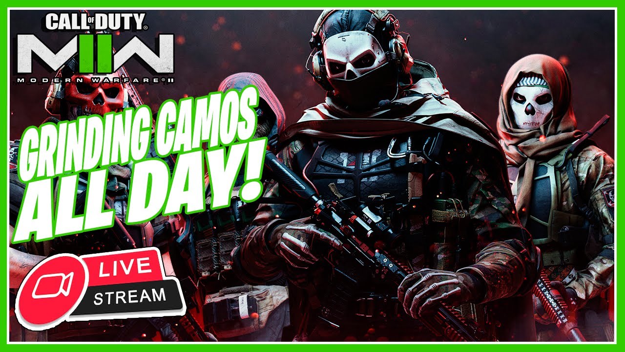 🔴 LIVE!  GRINDING CAMOS ALL DAY! with @TeddyBER  (SUB TO THE CHANNEL AND JOIN MY GRINDING LOBBY!)