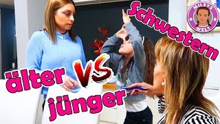 ÄLTERE SCHWESTER VS. JÜNGERE SCHWESTER - Geschwister Kämpfe | Mileys Welt