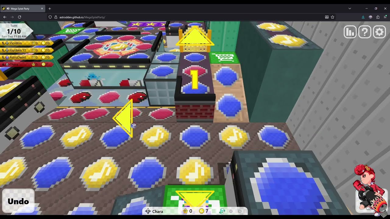 Splatoon Mario Party With @Toyoben ‪@Vicvillon‬ and ‪@astro_dwarf