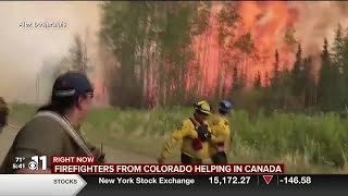 WATCH: Colorado firefighters help crews make progress in Canadian fires sending smoke to state