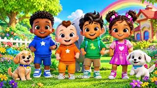 🌈 Rainbow Friends | Learn 7 Colours with a Fun Preschool Song! 🎨🎵