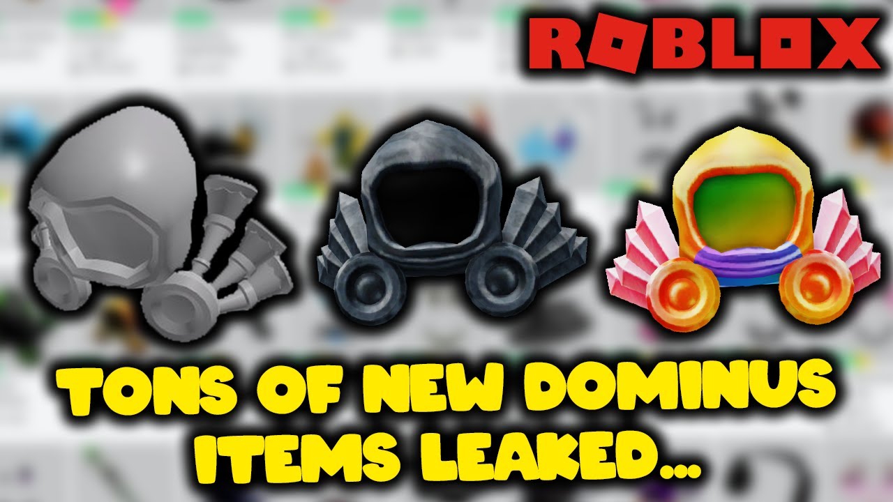 these new roblox DOMINUS ITEMS were LEAKED 