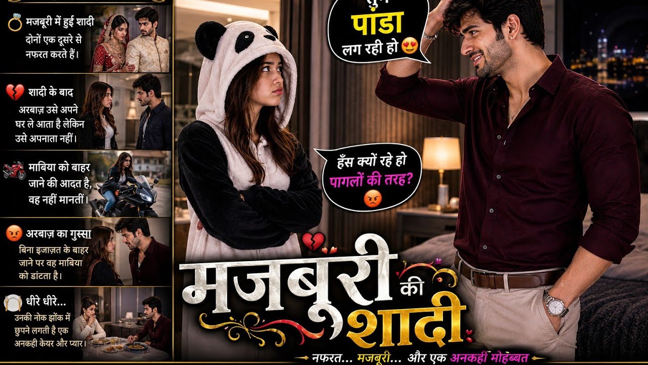 मजबूरी की शादी 💔 | Arbaaz & Mabiya | जबरदस्ती हुई शादी और शुरू हुई नफरत | Love Story #ai