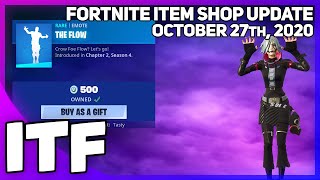 Fortnite Item Shop *NEW* THE FLOW EMOTE! [October 27th, 2020] (Fortnite Battle Royale)