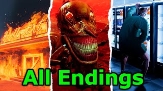 HELLMART ►❗ALL 7 ENDINGS❗(Good, Bad, Cycle & 4 Death) Net Worth