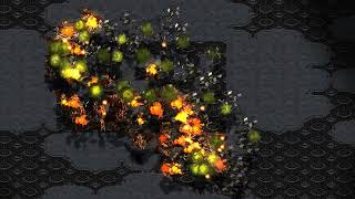 100 Wraiths vs 100 Mutalisks