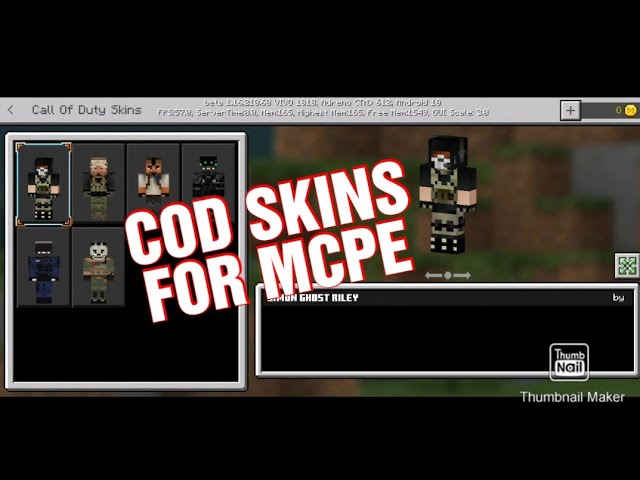 Call of Duty MW2-[Ghost] Minecraft Skin