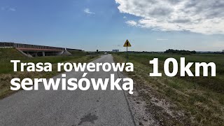 Trasa rowerowa [10km] Borowa wzdłuż drogi serwisowej do Dębicy