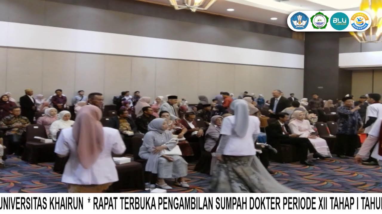 RAPAT TERBUKA PENGAMBILAN SUMPAH DOKTER PERIODE XII TAHAP I TAHUN AKADEMIK 2025/2026