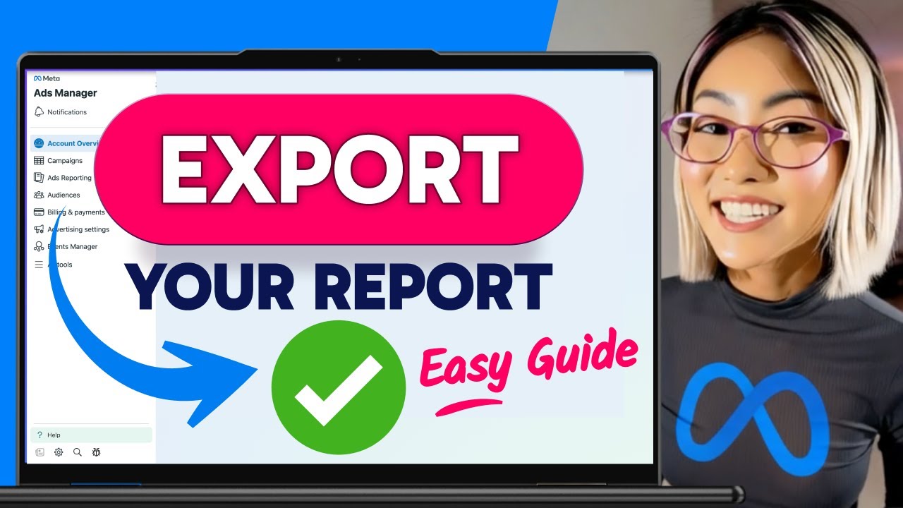 How to EXPORT a REPORT in Meta Ads Manager (Step by Step) - YouTube