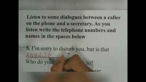 LISTENING STRATEGIES FOR THE IELTS TEST | Listening Activity No.1 | Correct the answers