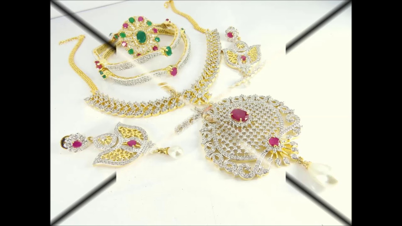 american diamond jewellery manufacturer, cz necklaces wholesale YouTube