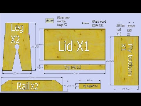 Presenting your sketchup drawings: Exploded drawing