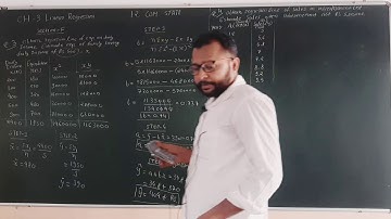Std 12||COMMERCE||STATE|GSHEB|CH 3|Linear Regression|Section F|Q.3-4|LEC 15