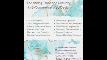 Enhancing Trust and Security in E-Commerce Web Design