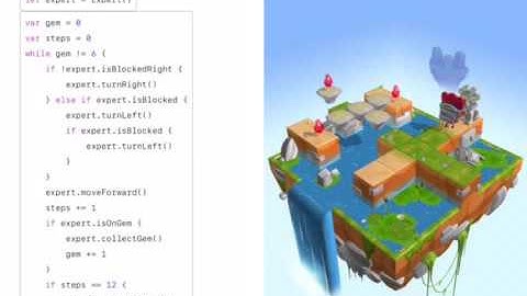 Swift Playgrounds: Train Your Expert: Code Solution and Run