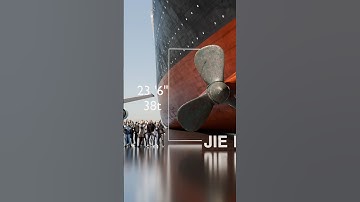 How big the Titanic propeller was?
