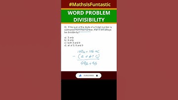 Word Problem | Divisibility #maths #shorts