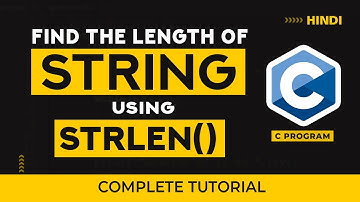 C program to find Length of String using Strlen Function