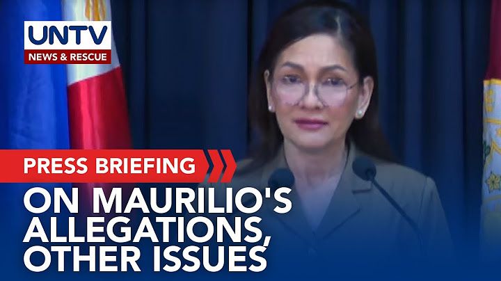 Sen. Risa Hontiveros conducts press briefing I June 30, 2025