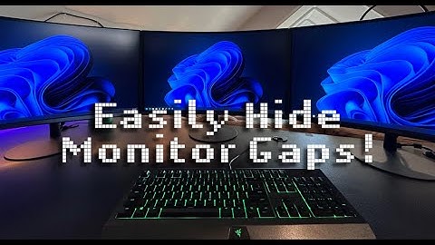 Cheap & Easy $5 Fix to Hide Gaps Between Monitors (Clean Setup)