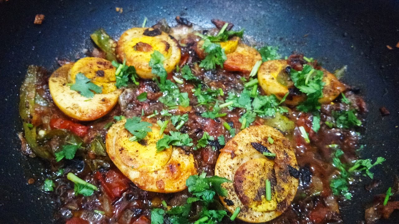 Egg Masala Fry How to Make Egg Masala Fry Boiled Egg Masala Fry