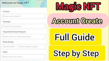 Magic NFT account kaise banay | Magic NFT Account Opening | Magic NFT Account Create #newNFT