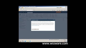 Creating a web application and Site Collection after installing SharePoint 2010